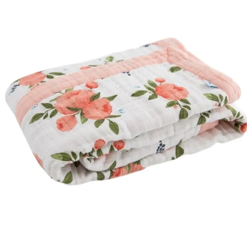 Cotton Muslin Baby Quilt 27