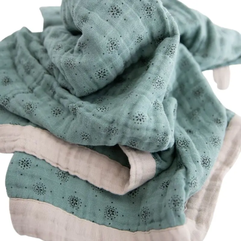 Cotton Muslin Baby Quilt 8