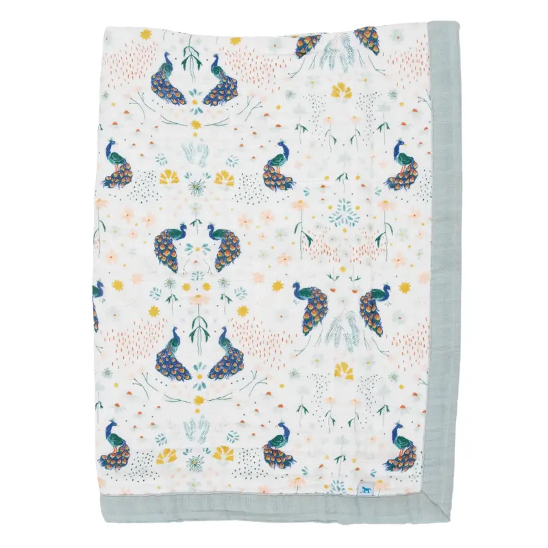 Cotton Muslin Baby Quilt 16