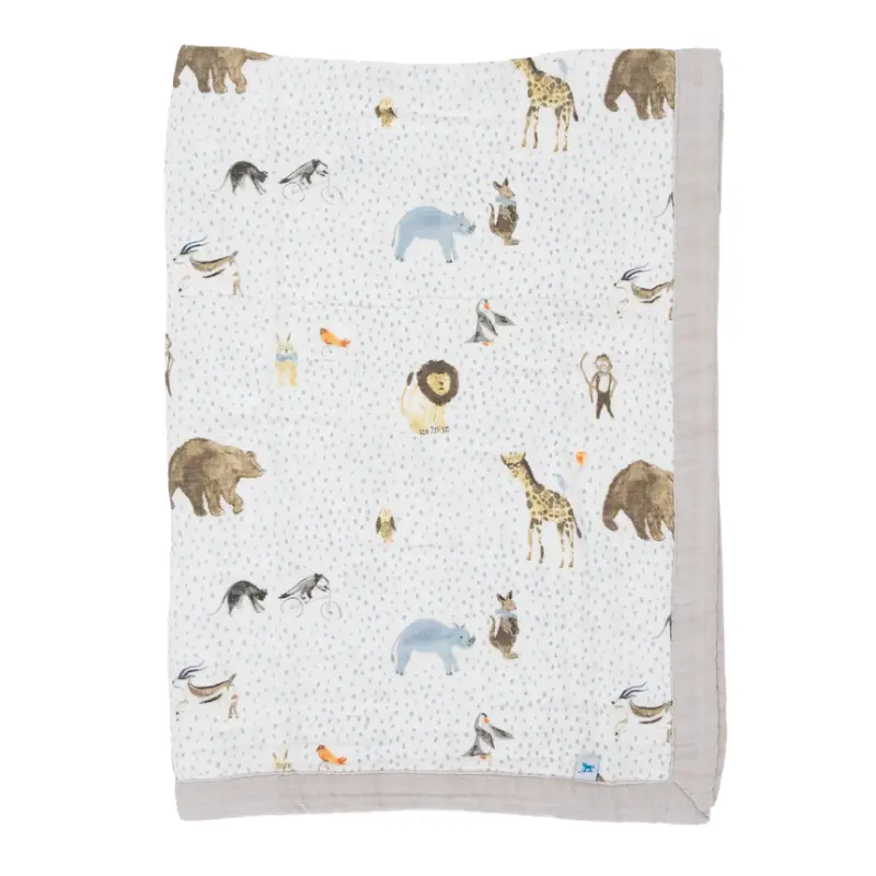 Cotton Muslin Baby Quilt 18