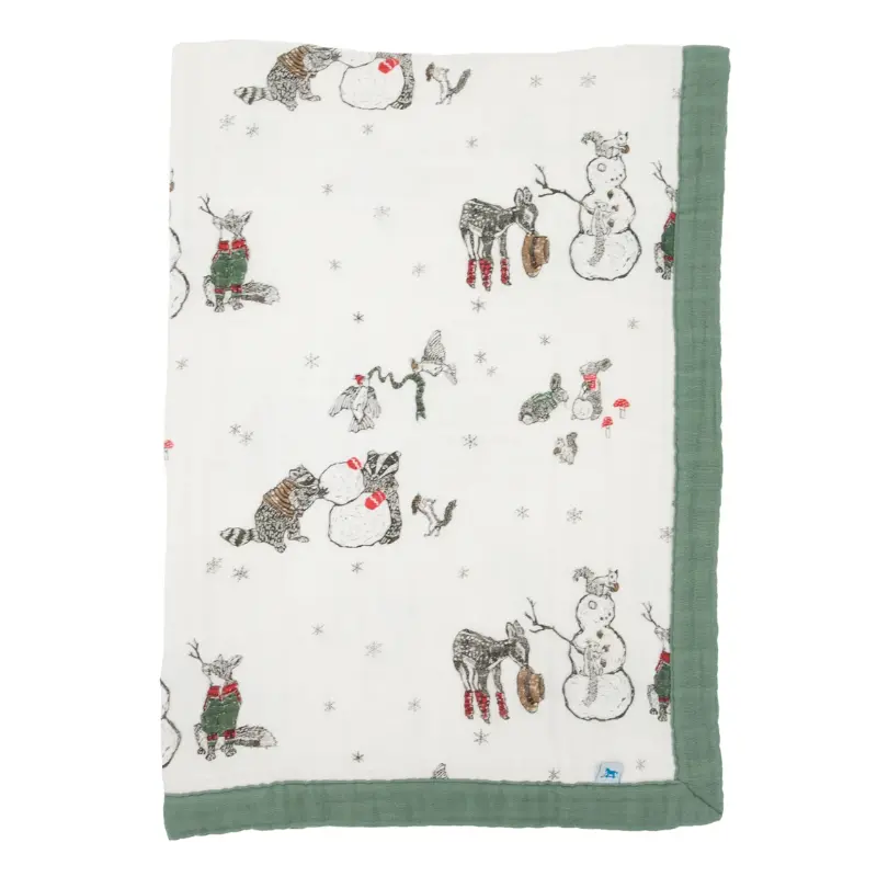 Cotton Muslin Baby Quilt 19