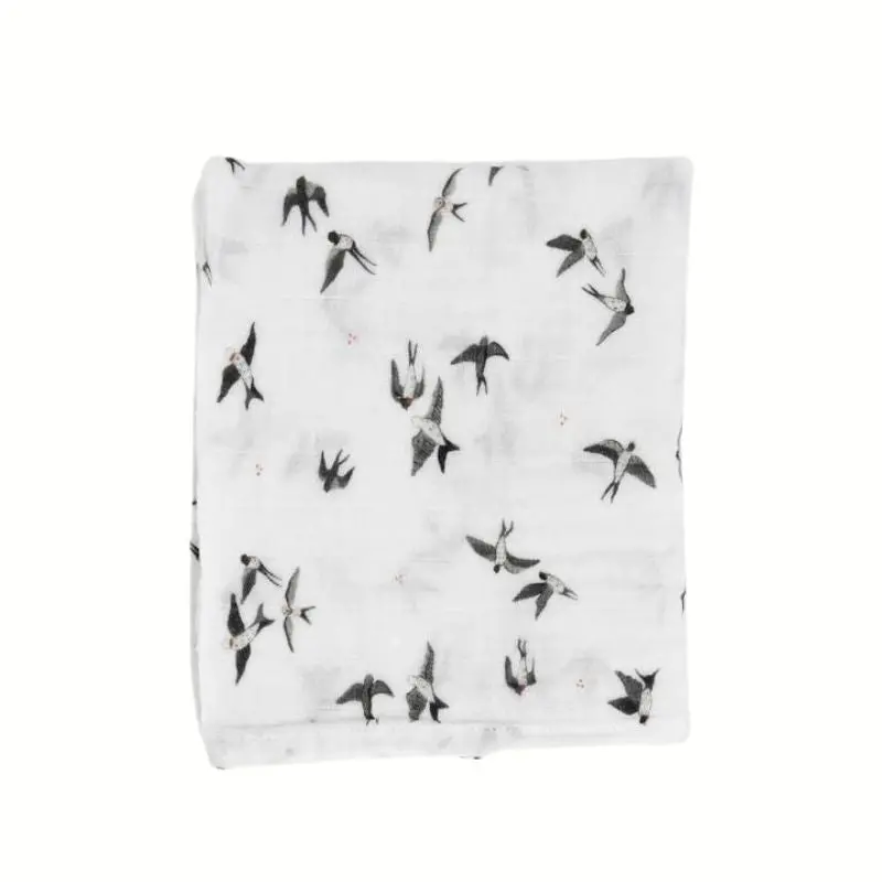 Organic Cotton Muslin Swaddle Blanket 8