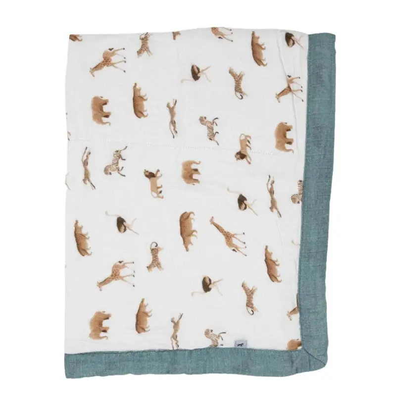 Organic Cotton Muslin Baby Quilt 1
