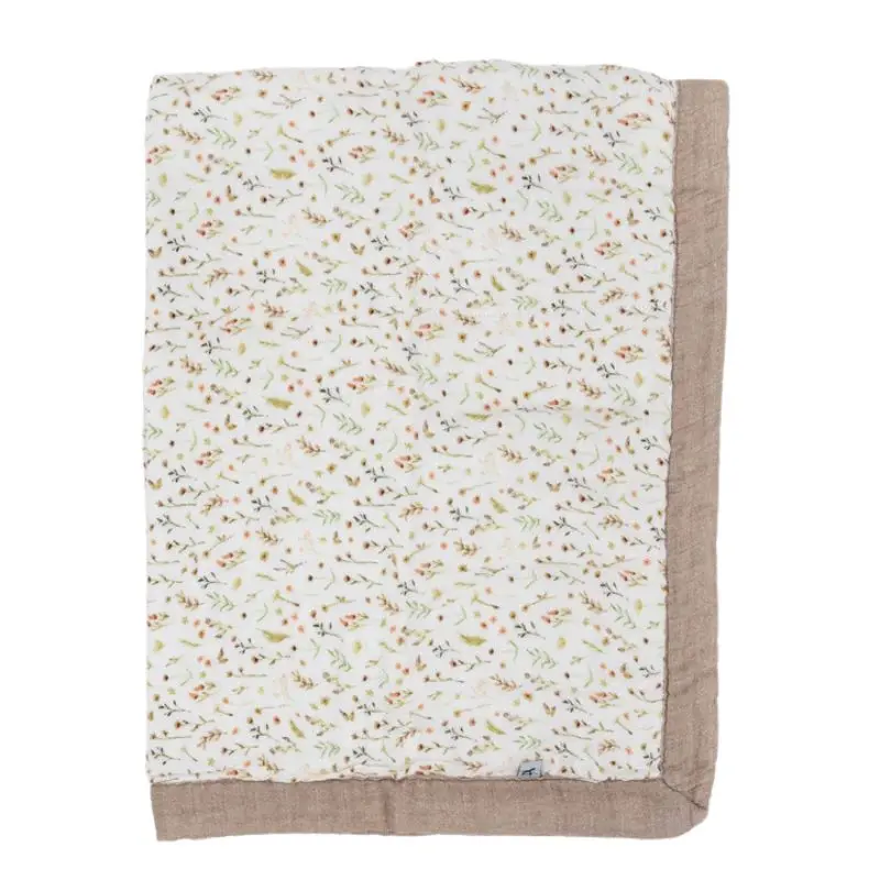 Organic Cotton Muslin Baby Quilt 5