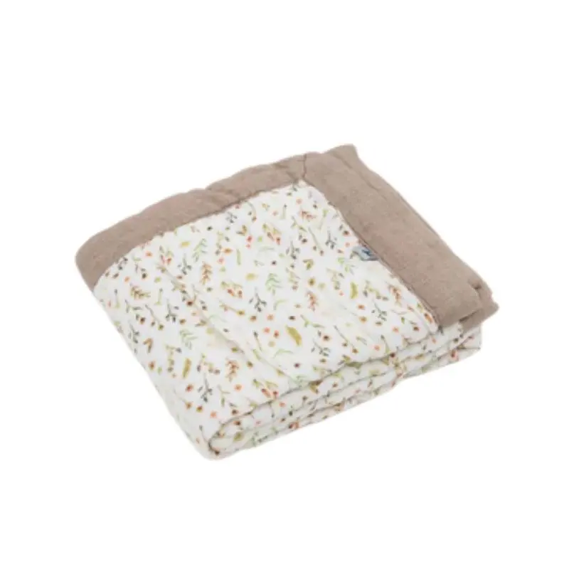 Organic Cotton Muslin Baby Quilt 9