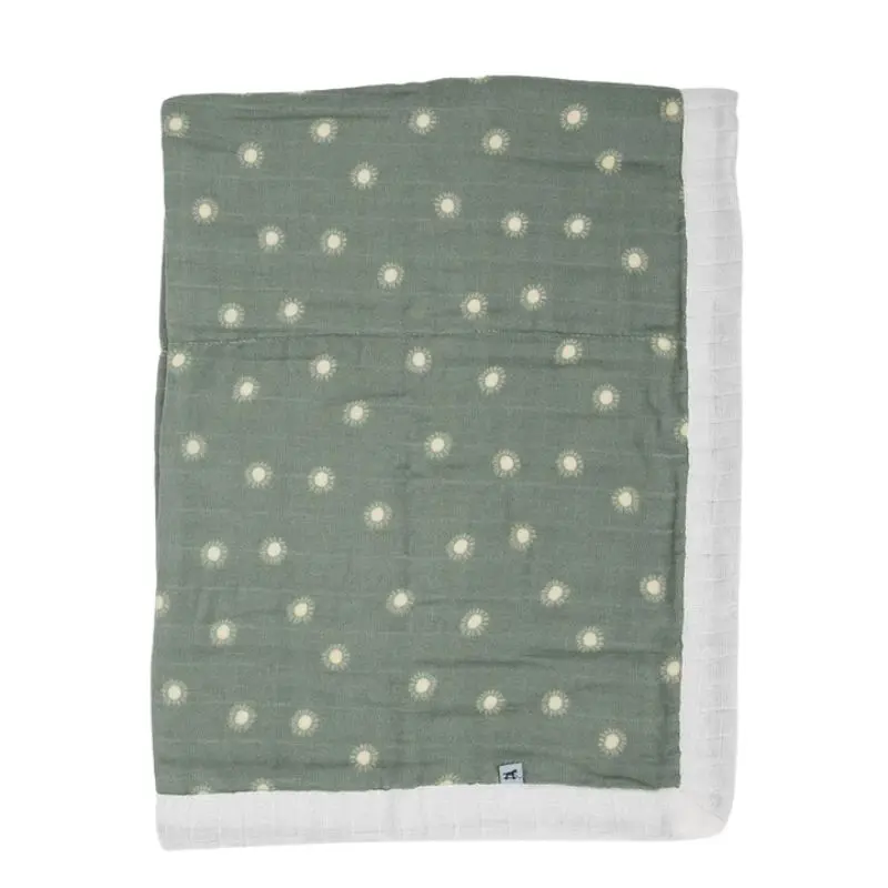 Organic Cotton Muslin Baby Quilt 2
