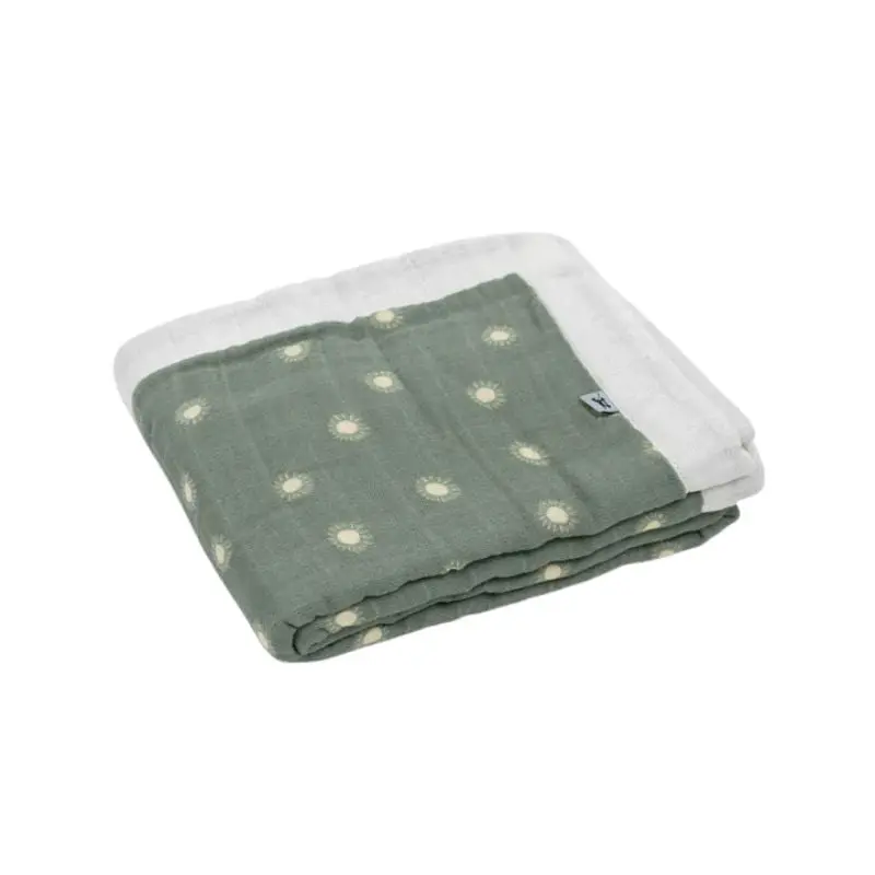 Organic Cotton Muslin Baby Quilt 10