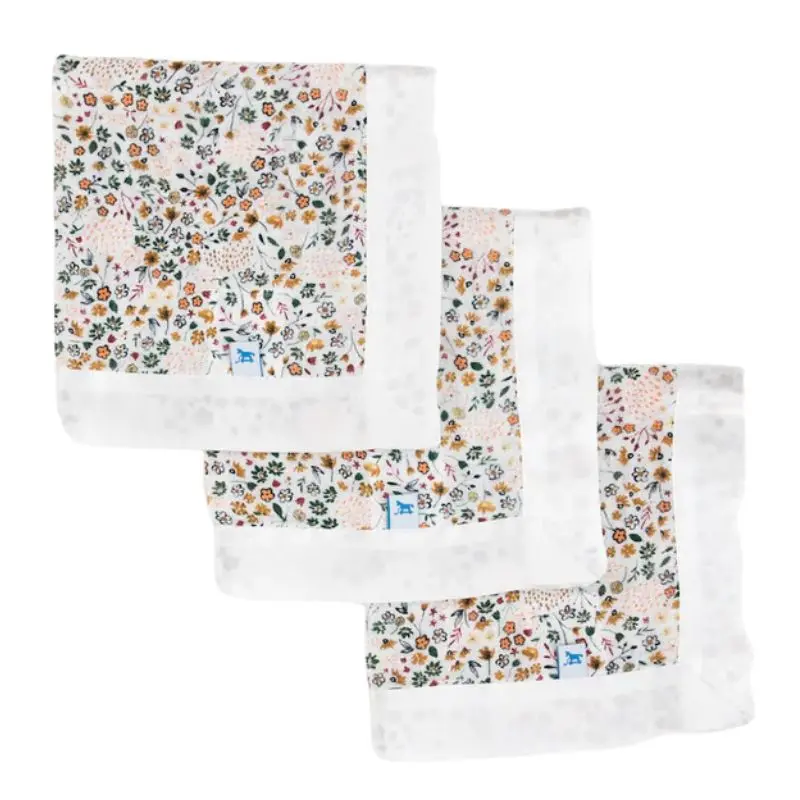 Cotton Muslin Security Blanket 3 Pack 1