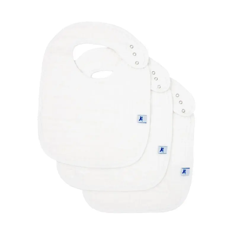 Cotton Muslin Classic Bibs - 3 Pack 2