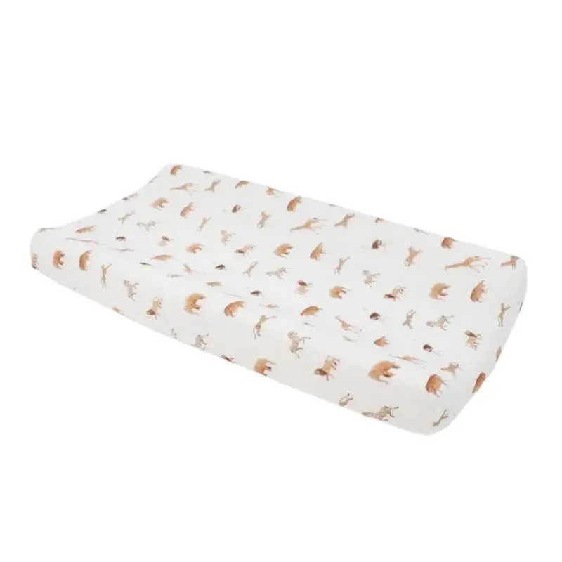 Cotton Muslin Changing Pad Cover 16