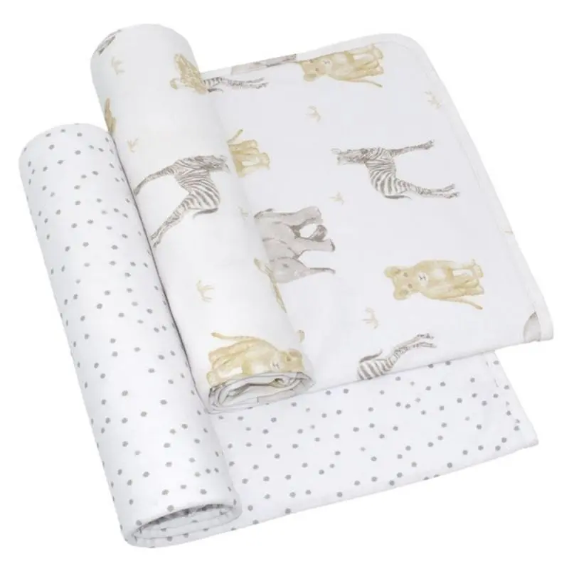2 Pack Jersey Swaddle 1