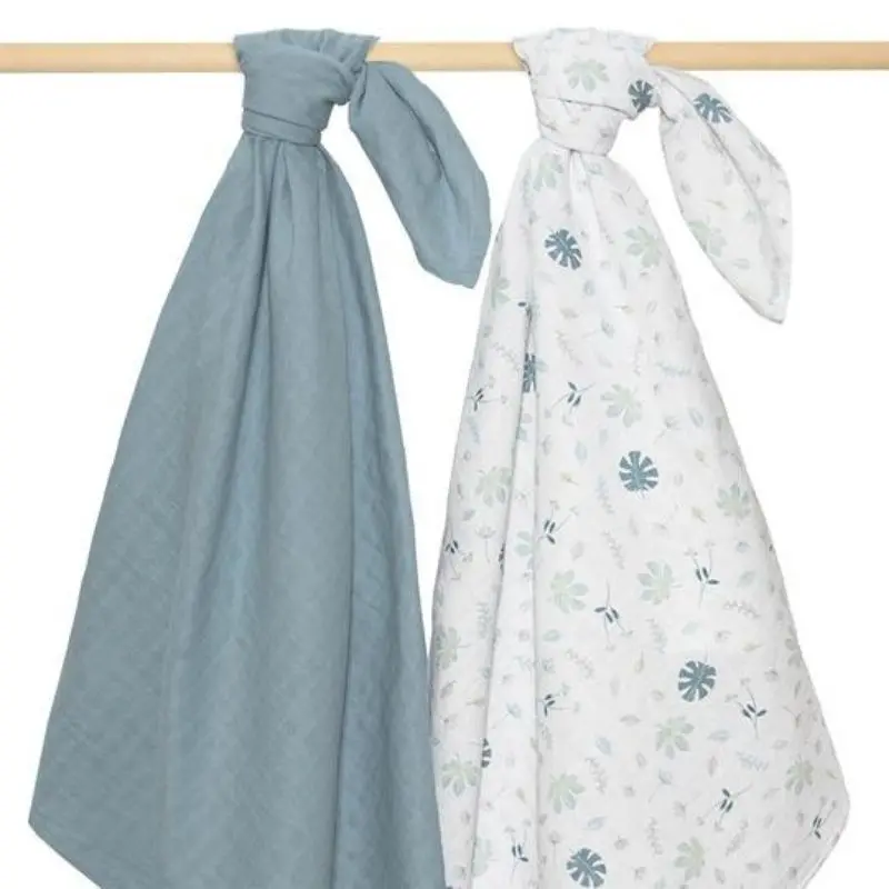 Organic Muslin Swaddle - 2 Pack 2