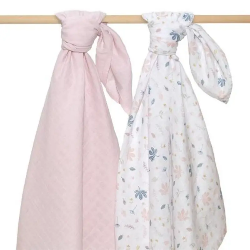 Organic Muslin Swaddle - 2 Pack 3