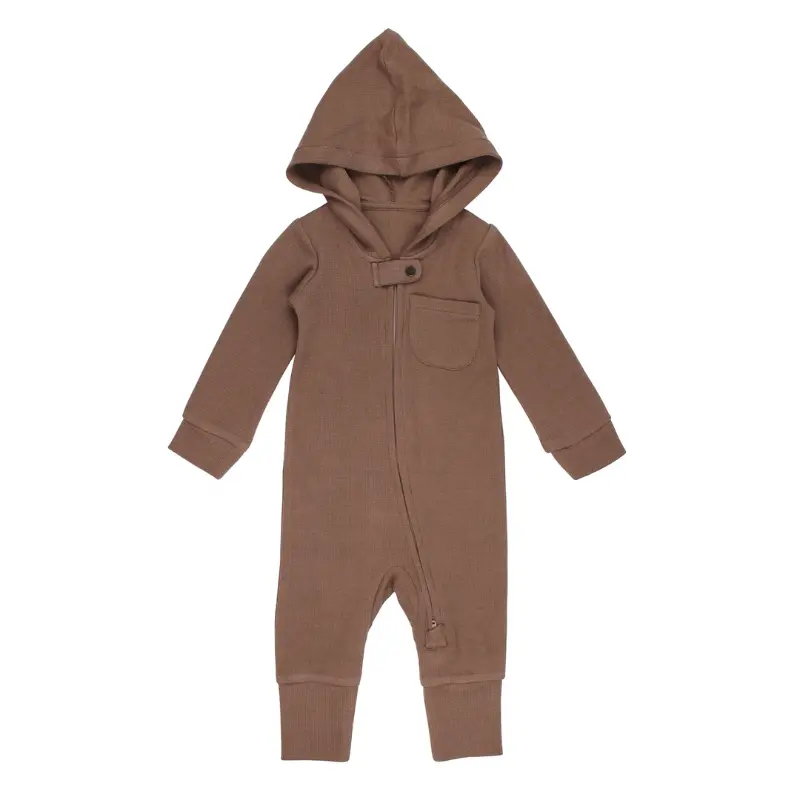 Organic Thermal 2-Way Zipper Romper 1