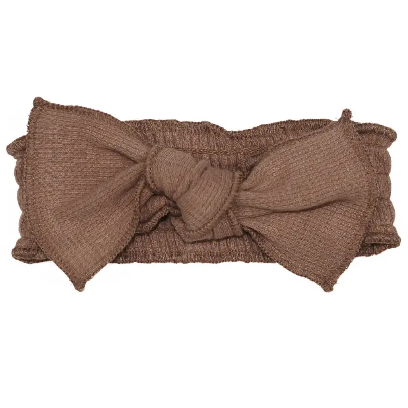 Organic Thermal Smocked Headband 1