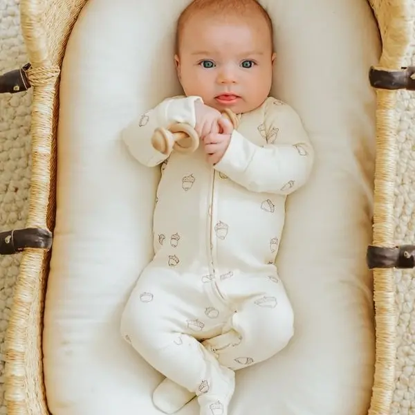 Organic Zipper Footed Sleeper - Patterns 5