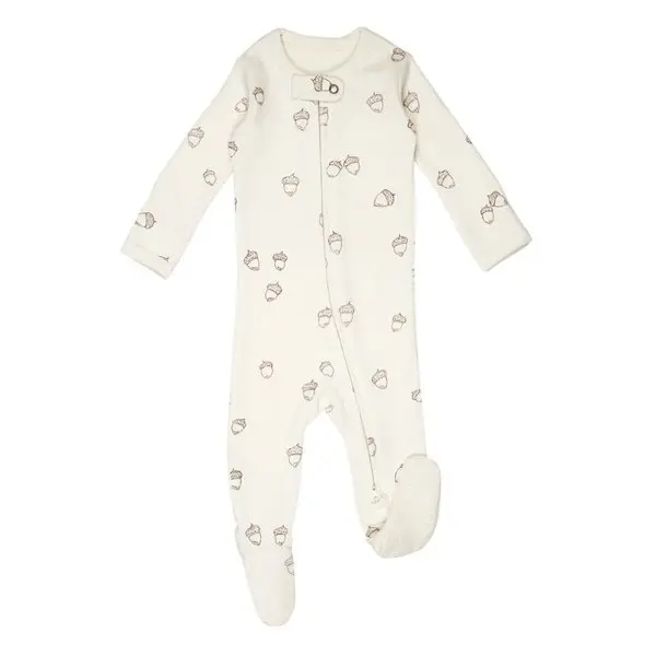 Organic Zipper Footed Sleeper - Patterns 4
