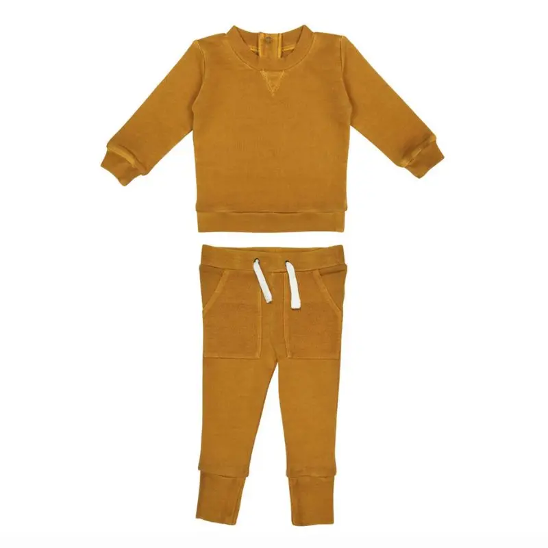 French Terry Sweatshirt & Jogger Set 1