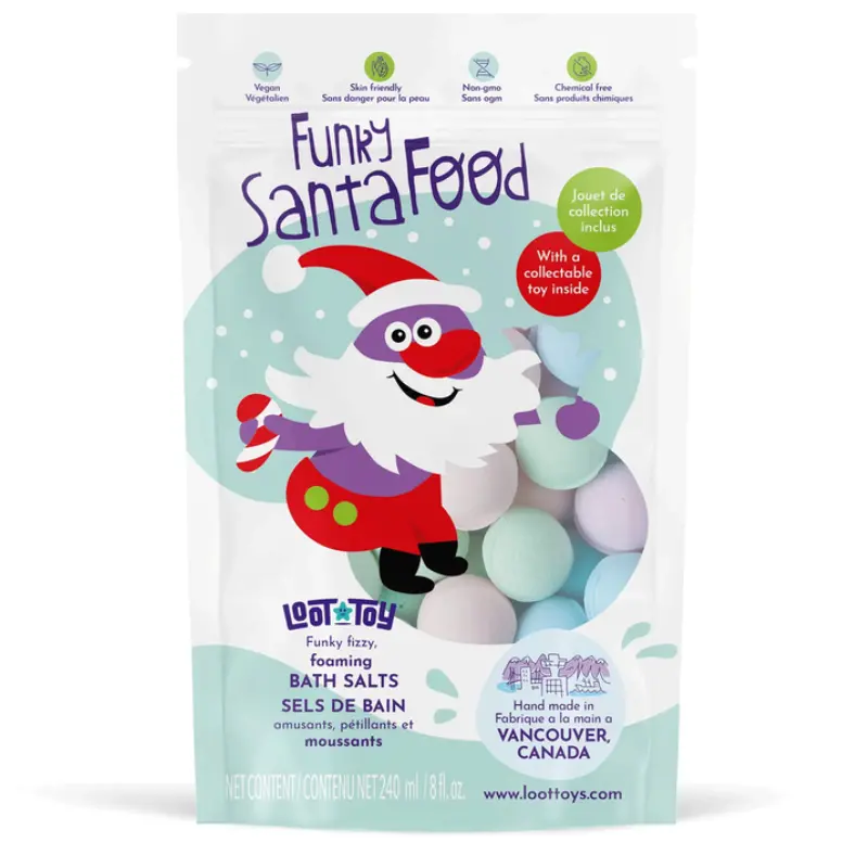 Funky Santa Food Foaming Bath Salts 1