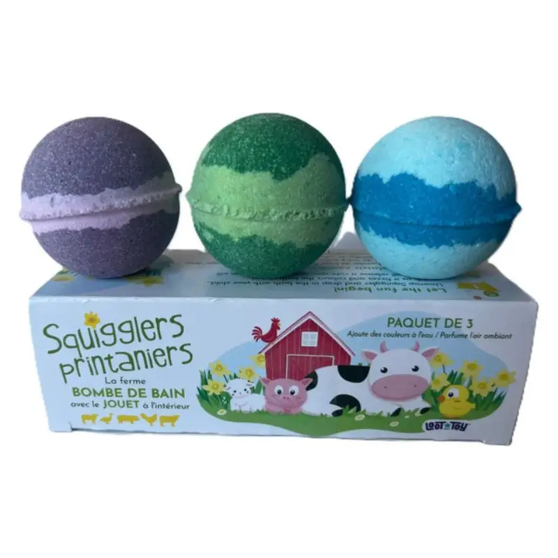 Spring Squigglers Bath Fizzy - 3 Pack 1