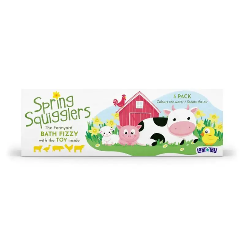 Spring Squigglers Bath Fizzy - 3 Pack 2