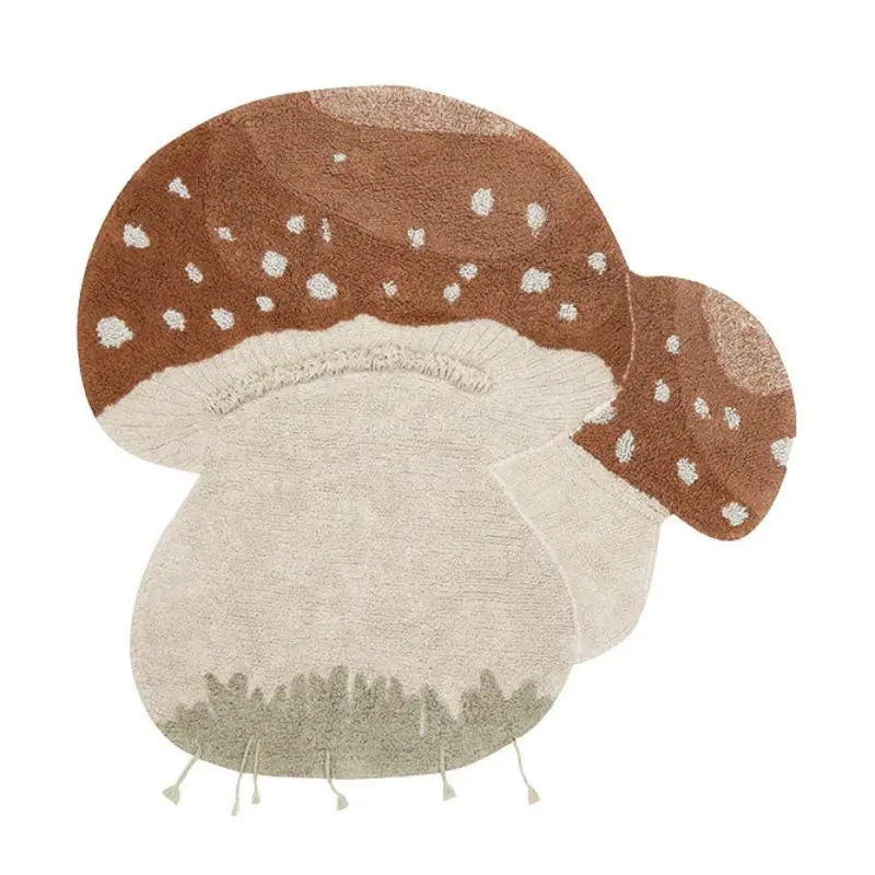 Washable Boletus Cotton Rug 1