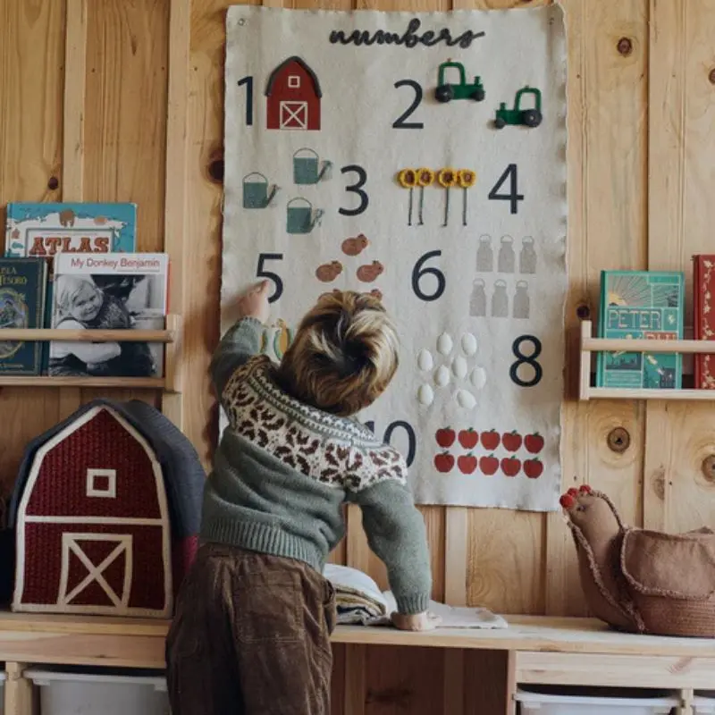 Wall Hanger Farm Numbers 2