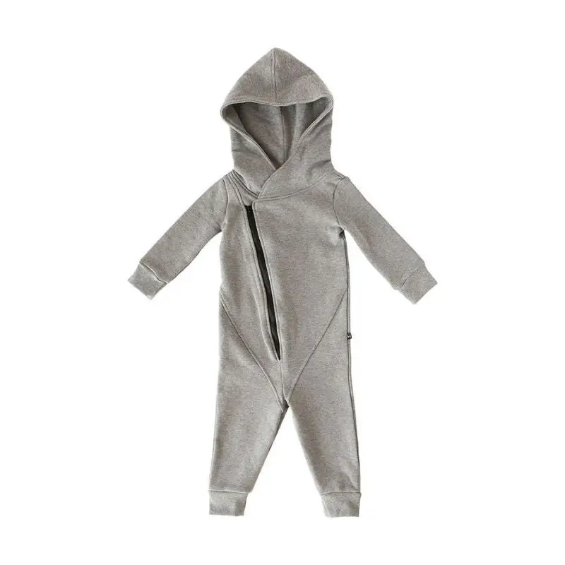 Asymmetrical Zip Romper 1