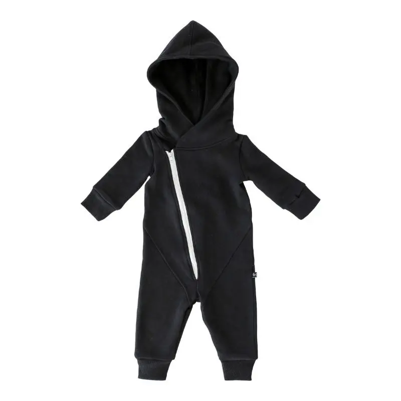 Asymmetrical Zip Romper 1