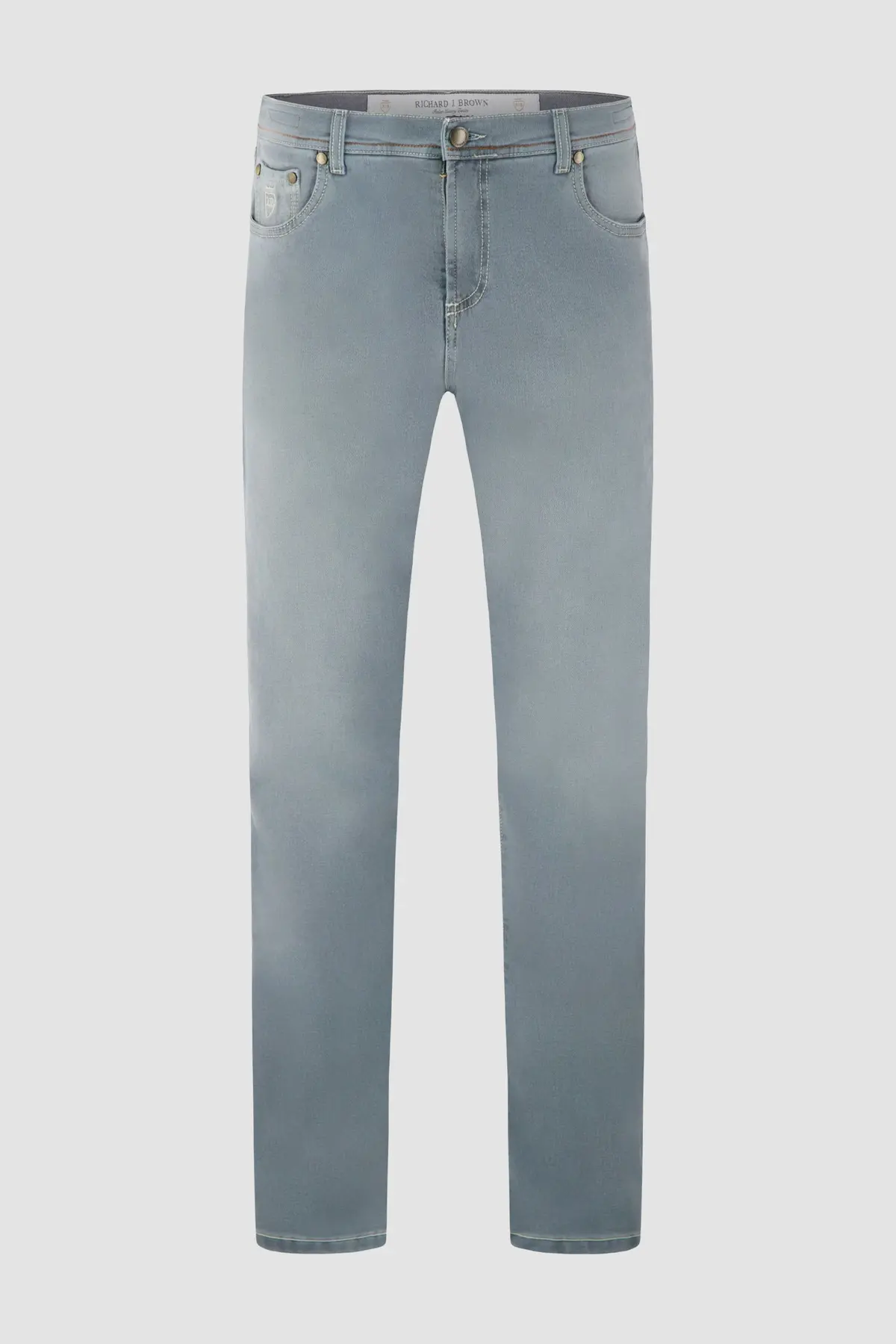 Richard J. Brown Grey Milano Z Cashmere Jeans 1