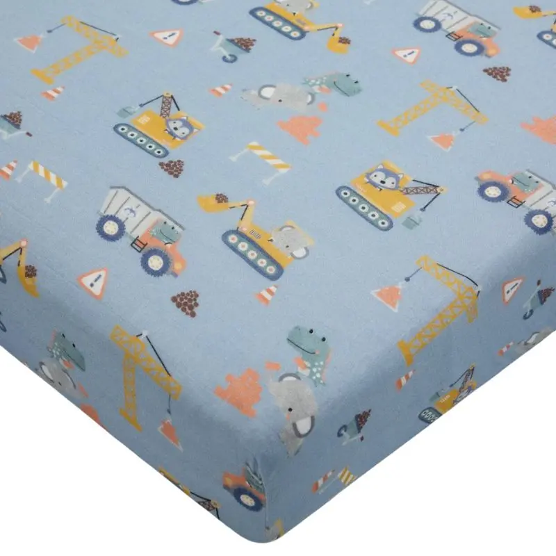 Fitted Muslin Crib Sheets 1