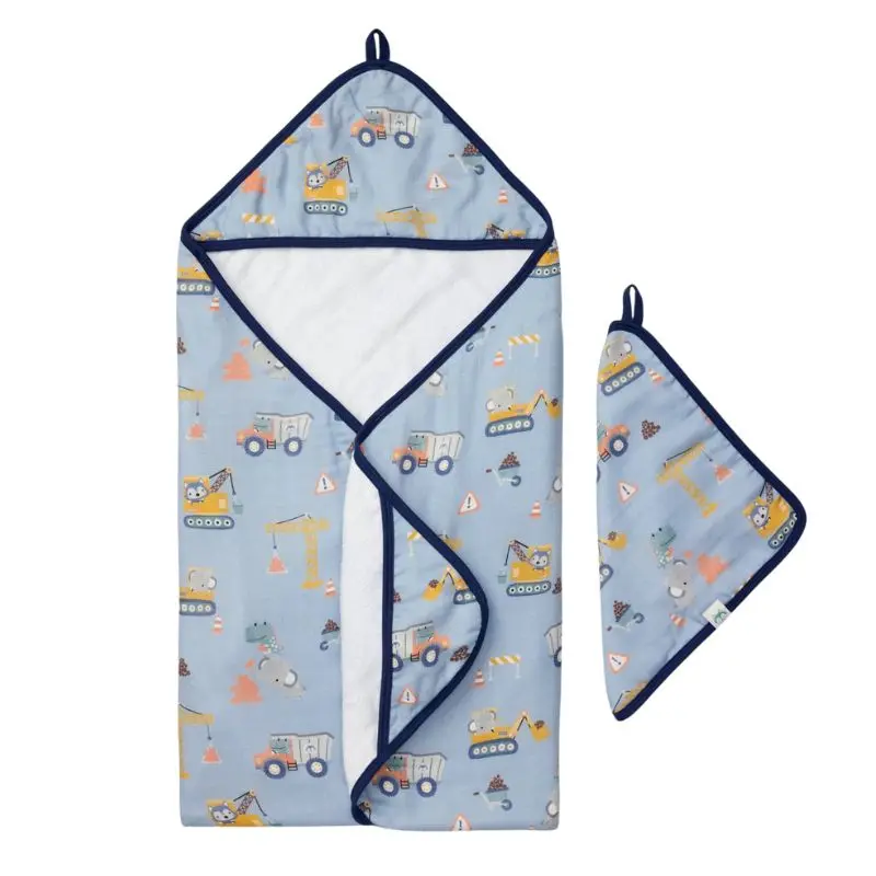 Hooded Towel + Wash Cloth Sets 1