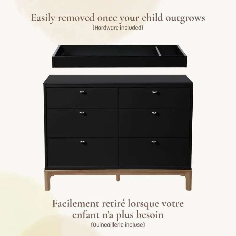 Double Dresser Topper Change Table Top 3