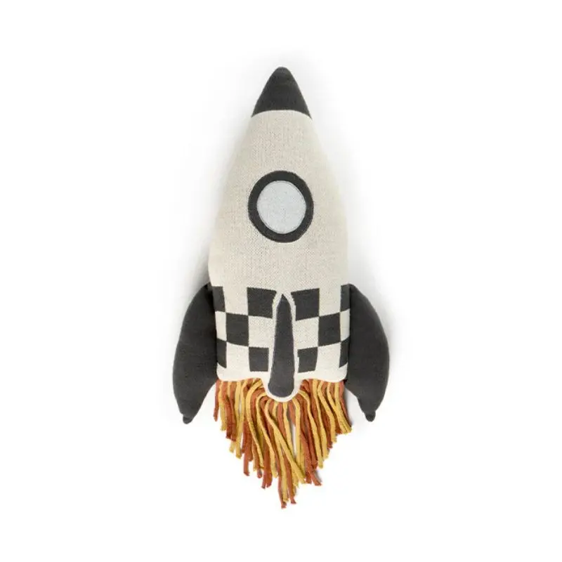 Knitted Cushion  - Rocket 1