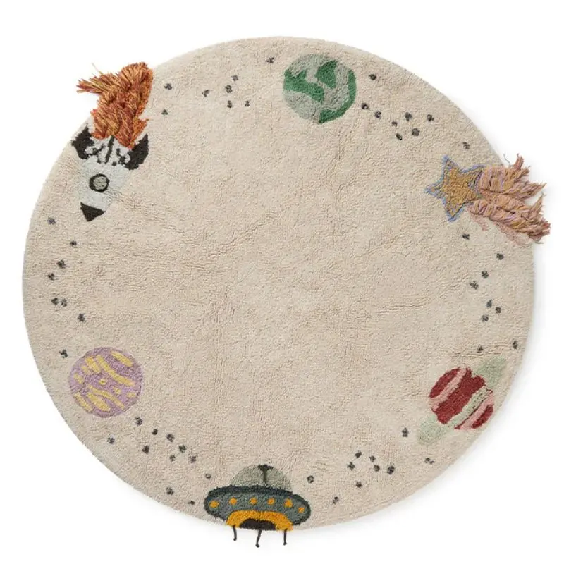 Washable Cotton Rug - Interstellar Journey 1