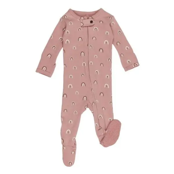 Organic Zipper Footed Sleeper - Patterns 2