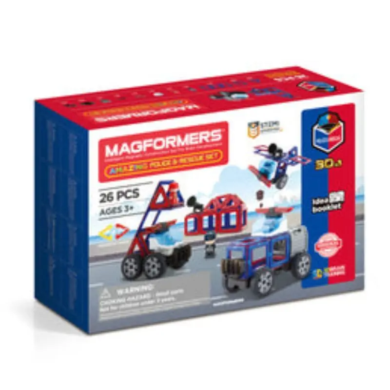 Amazing Police And Rescue Magnetic Set 1