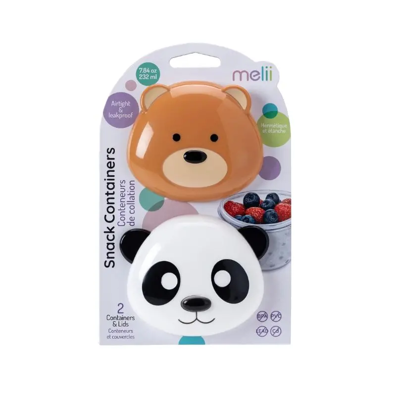 Animal Snack Containers - 2 Pack 1