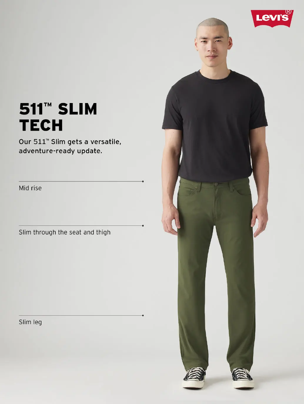 Men's 511 Blue Slim Fit Mid Rise Jeans 4