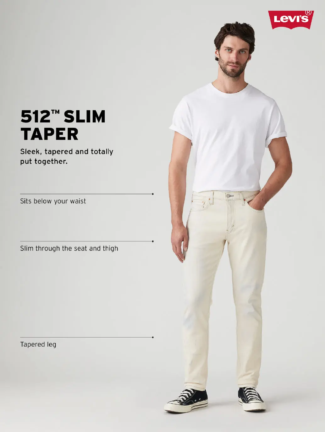 Men's 512 Slim Tapered Fit Trousers 4