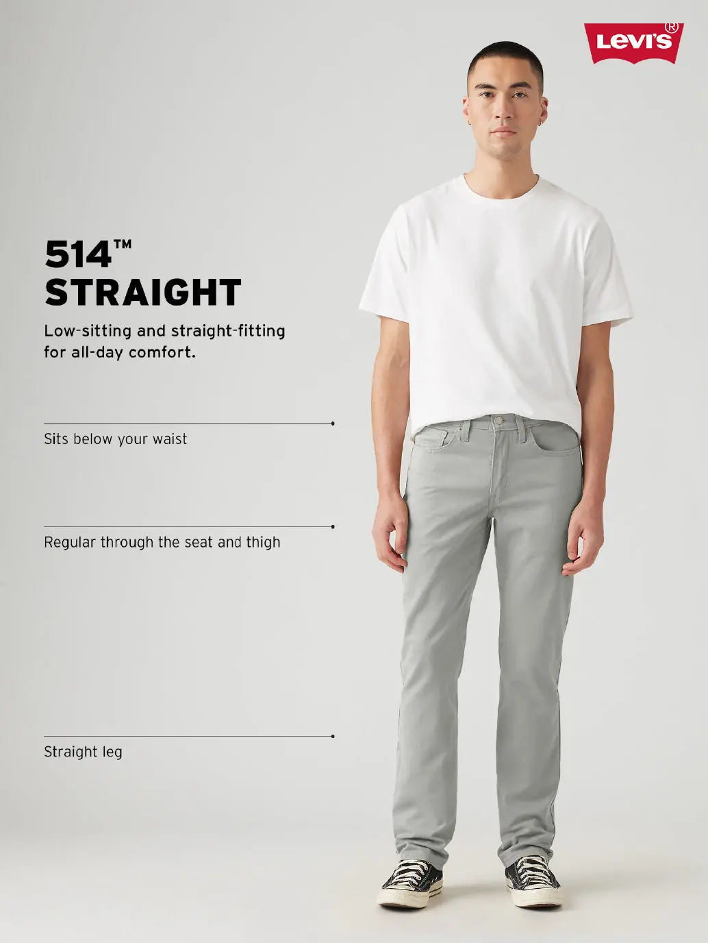 Men's 514 Navy Straight Fit Tech Pant 4
