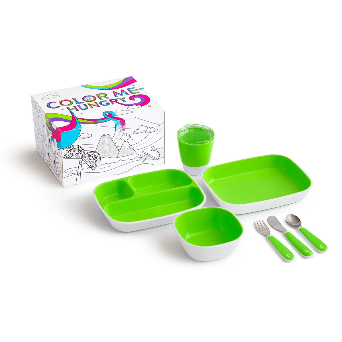 Colour Me Hungry Toddler Dining Sets 1