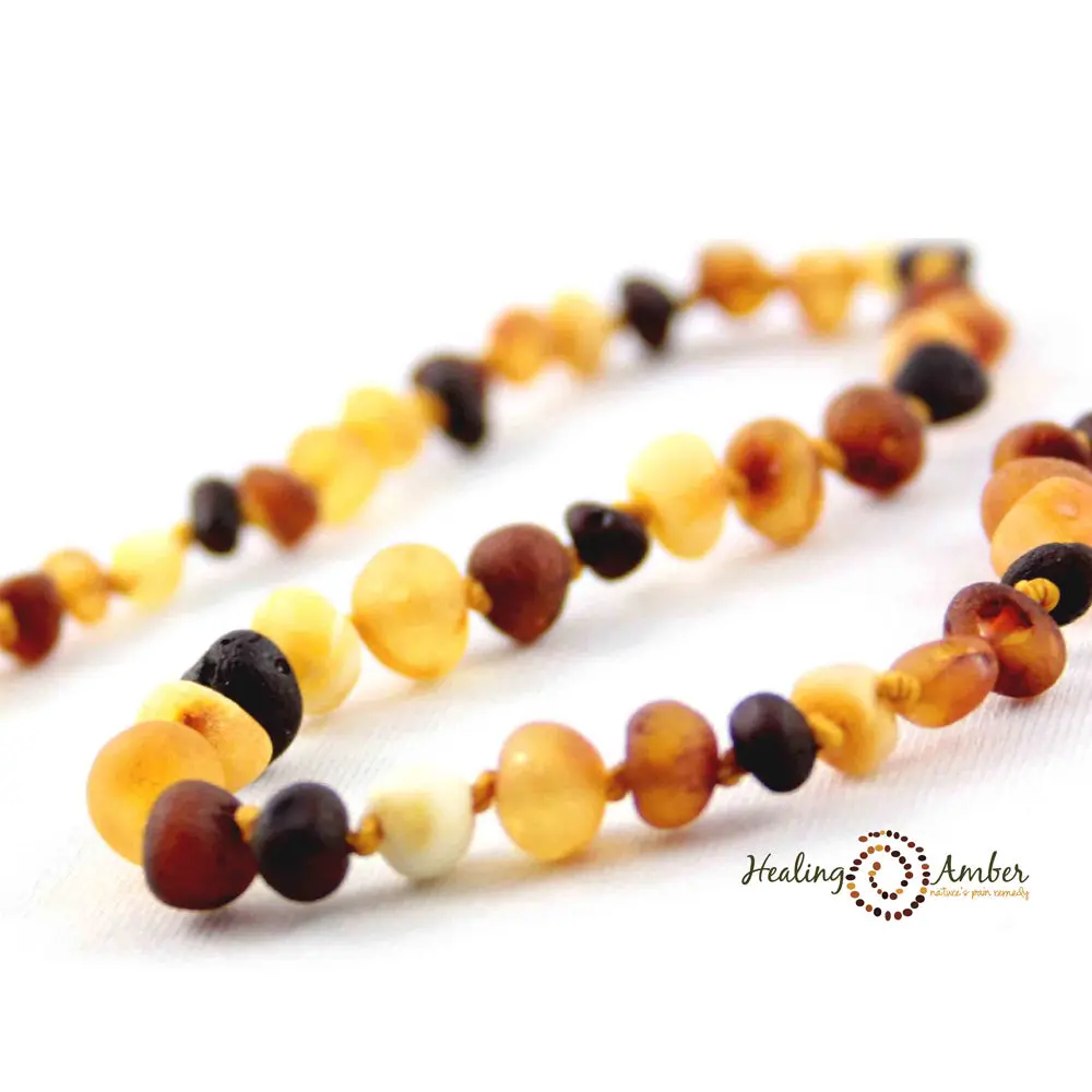 Baltic Amber Teething Bracelets - 5.5 Inches 1