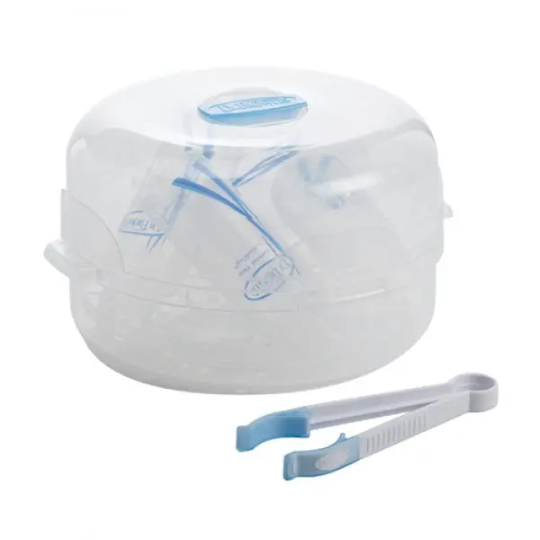 Microwave Steam Sterilizer With Tongs 1