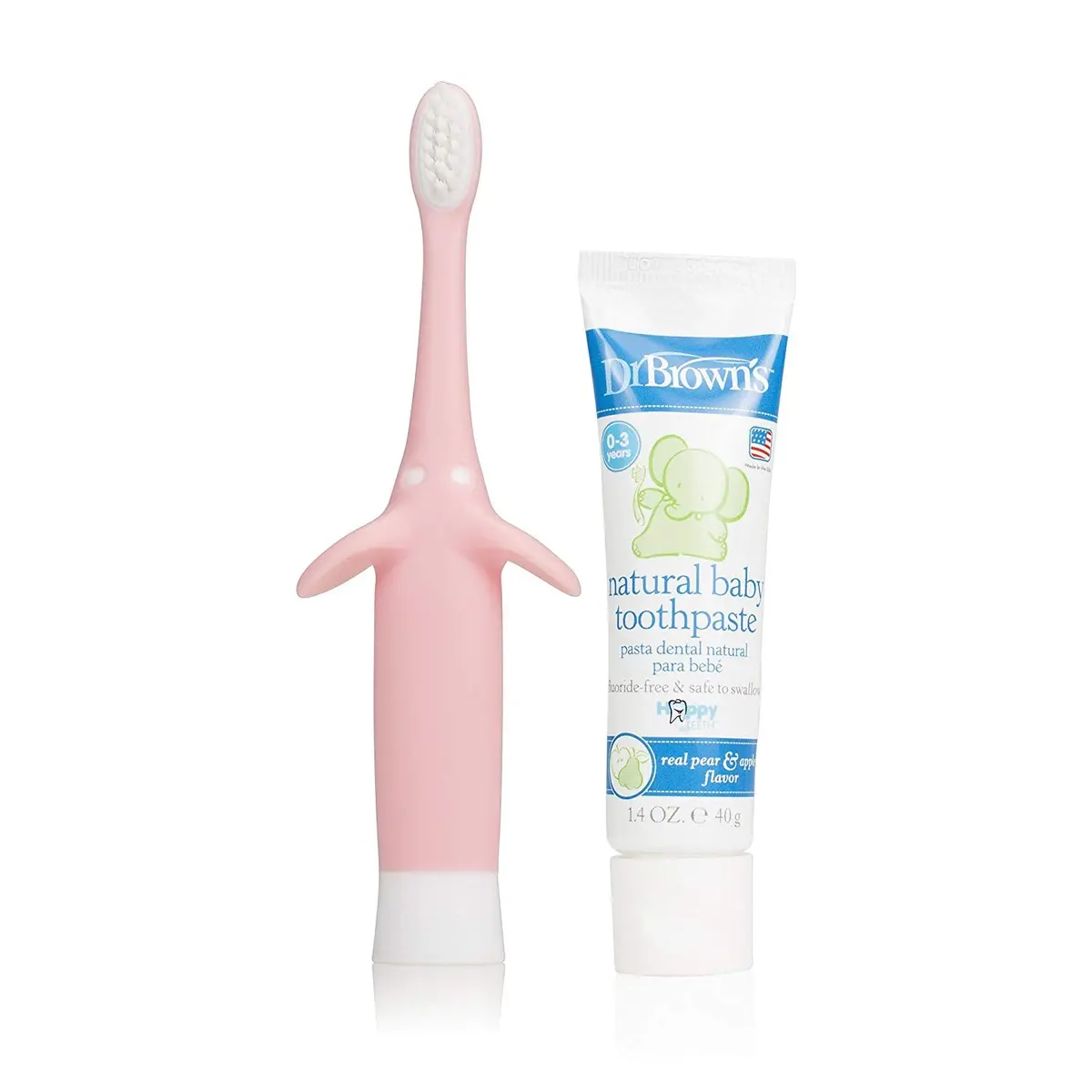 Infant-To-Toddler Kids Toothbrush & Toothpaste Set 1