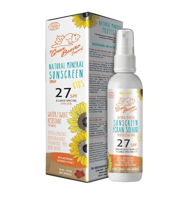 Organic Spf 27 Spray Sun Kids 1