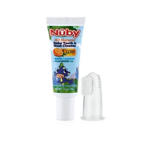 Tooth And Gum Cleaner With Finger Brush 1