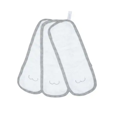 Bum Cloths-White/Grey-3Pk 1
