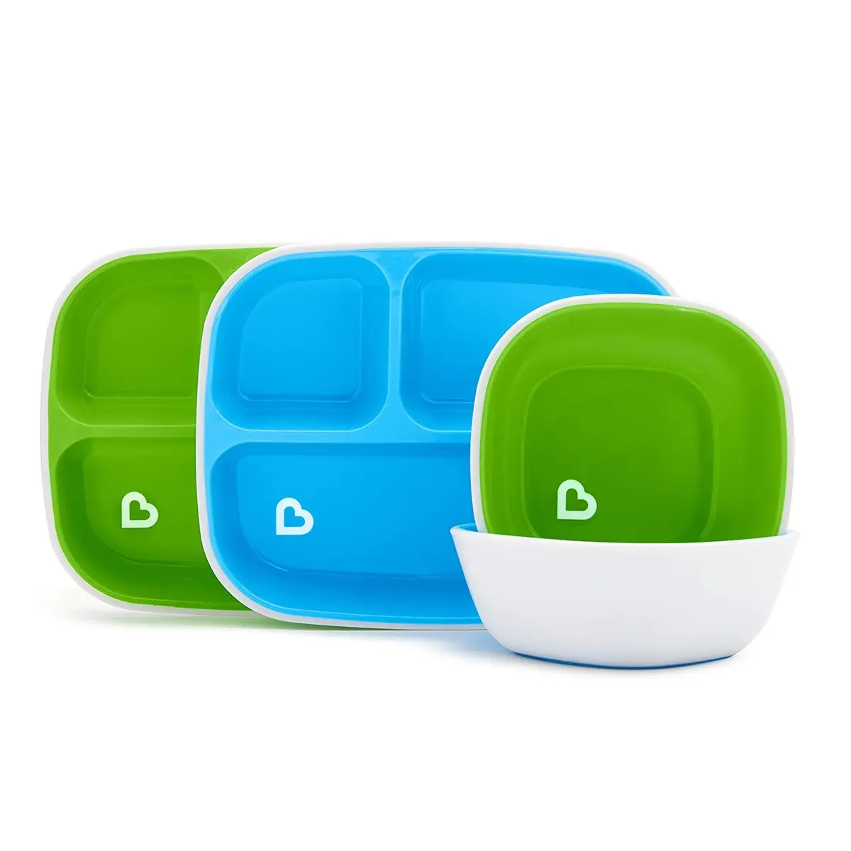 Splash Dining Set - Blue/Green - 4Pk 1