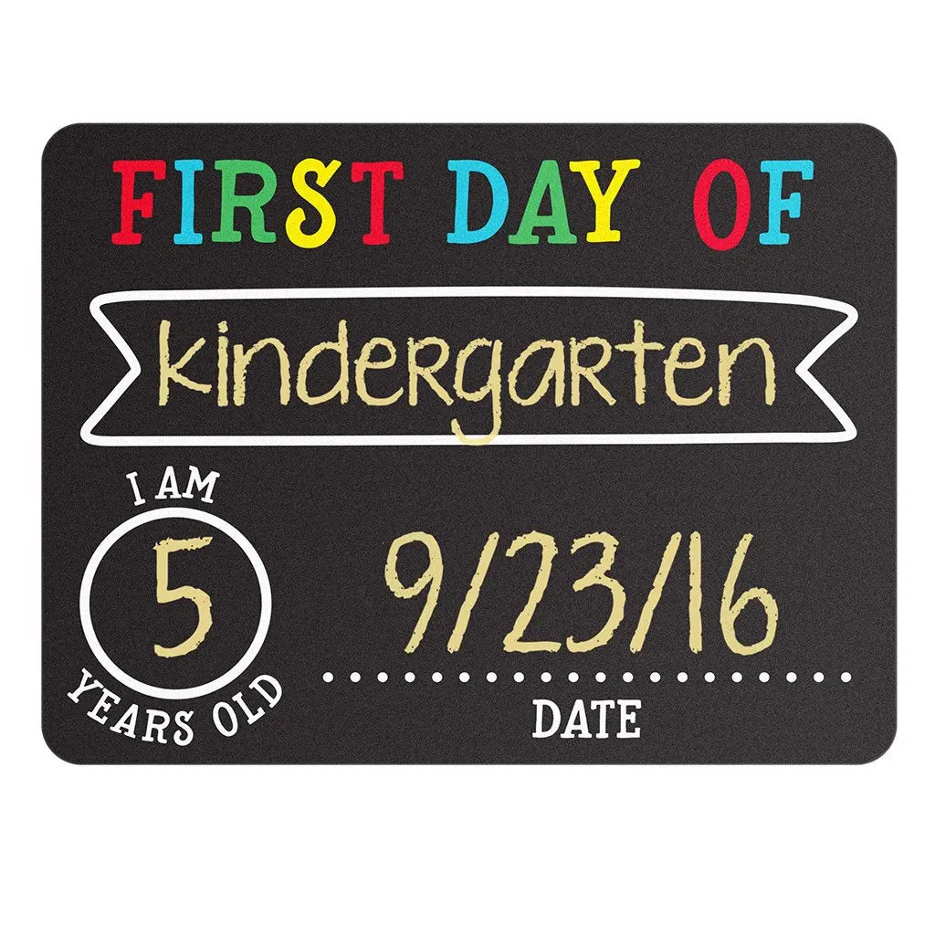 First & Last Day Chalkboard Signs 1